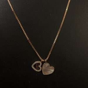 Rose Gold Chain And Locket Set for girls (CODE: VSNCRGCS031), 925 Sterling silver