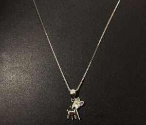 Silver Chain And Locket Set for girls (CODE: VSNCSCS027), 925 Sterling silver.