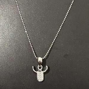 Silver Chain And Locket Set for girls (CODE: VSNCSCS020), 925 Sterling silver.