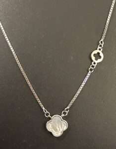 Silver Chain And Locket Set for girls (CODE: VSNCSCS023), 925 Sterling silver.