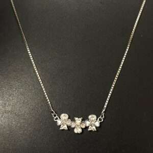 Silver Chain And Locket Set for girls (CODE: VSNCSCS029), 925 Sterling silver.