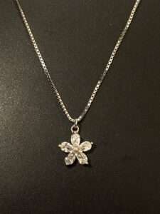 Silver Chain And Locket Set for girls (CODE: VSNCSCS030), 925 Sterling silver.