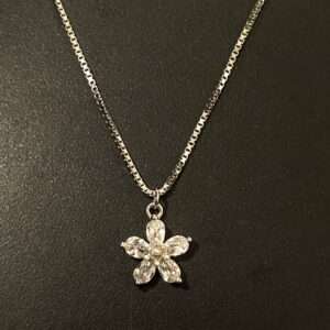 Silver Chain And Locket Set for girls (CODE: VSNCSCS030), 925 Sterling silver.