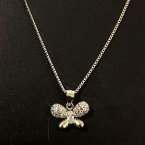 Silver Chain And Locket Set for girls (CODE: VSNCSCS028), 925 Sterling silver.