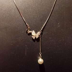 Silver Chain And Locket Set for girls (CODE: VSNCSCS025), 925 Sterling silver.