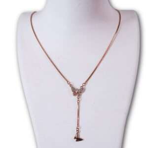 Rose Gold Chain And Locket Set for girls (CODE: VSNCRGCS030), 925 Sterling silver