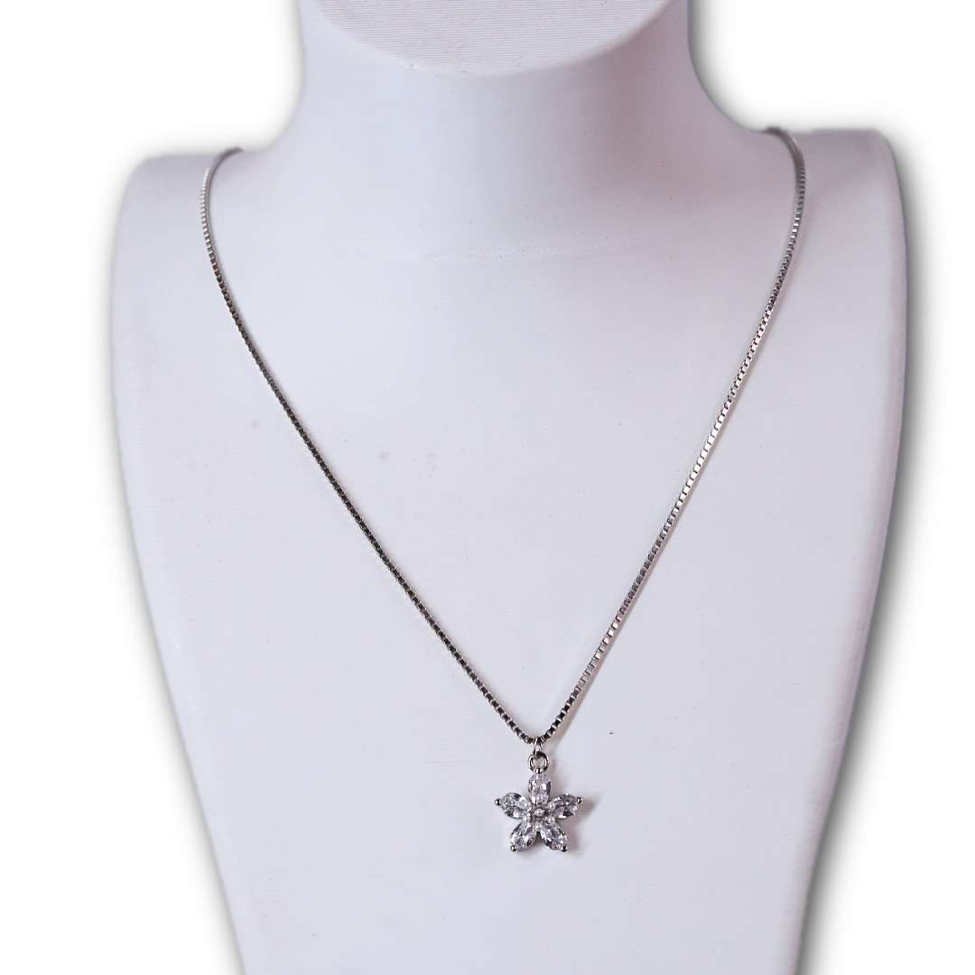 Silver Chain And Locket Set for girls (CODE: VSNCSCS030), 925 Sterling silver. - Image 2