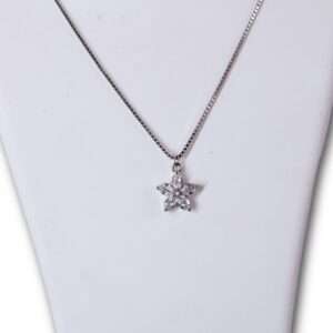 Silver Chain And Locket Set for girls (CODE: VSNCSCS030), 925 Sterling silver.