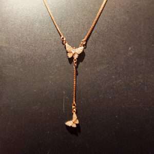 Rose Gold Chain And Locket Set for girls (CODE: VSNCRGCS030), 925 Sterling silver