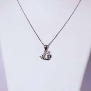 Silver Chain And Locket Set for girls (CODE: VSNCSCS026), 925 Sterling silver.