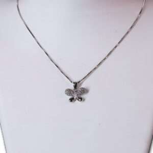 Silver Chain And Locket Set for girls (CODE: VSNCSCS028), 925 Sterling silver.