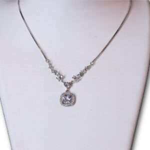 Silver Chain And Locket Set for girls (CODE: VSNCSCS024), 925 Sterling silver.