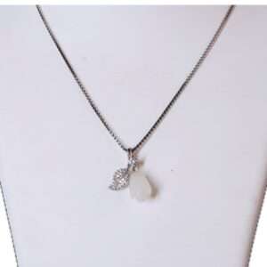 Silver Chain And Locket Set for girls (CODE: VSNCSCS032), 925 Sterling silver.