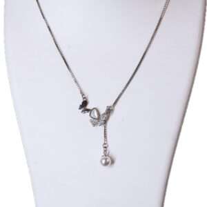 Silver Chain And Locket Set for girls (CODE: VSNCSCS025), 925 Sterling silver.