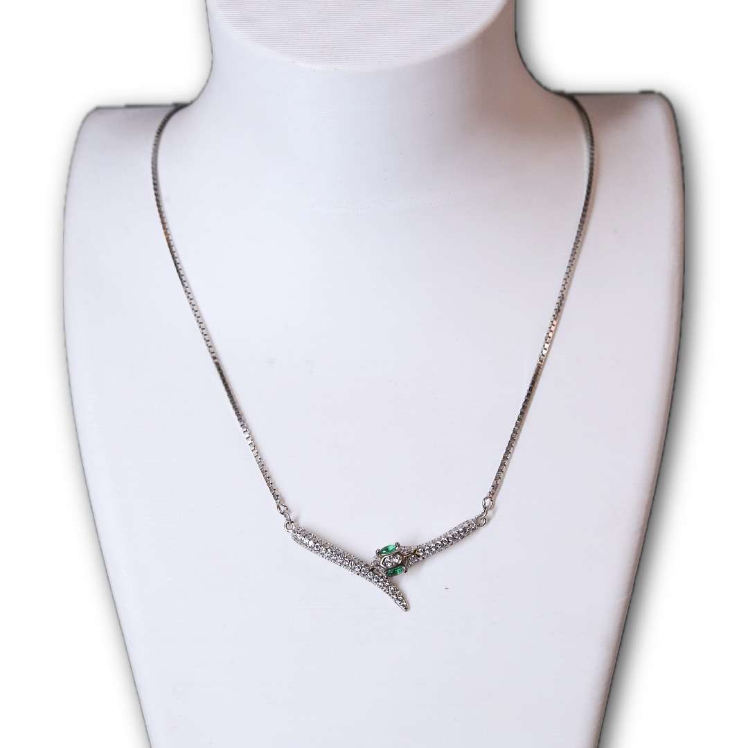 Silver Chain And Locket Set for girls (CODE: VSNCSCS021), 925 Sterling silver. - Image 2