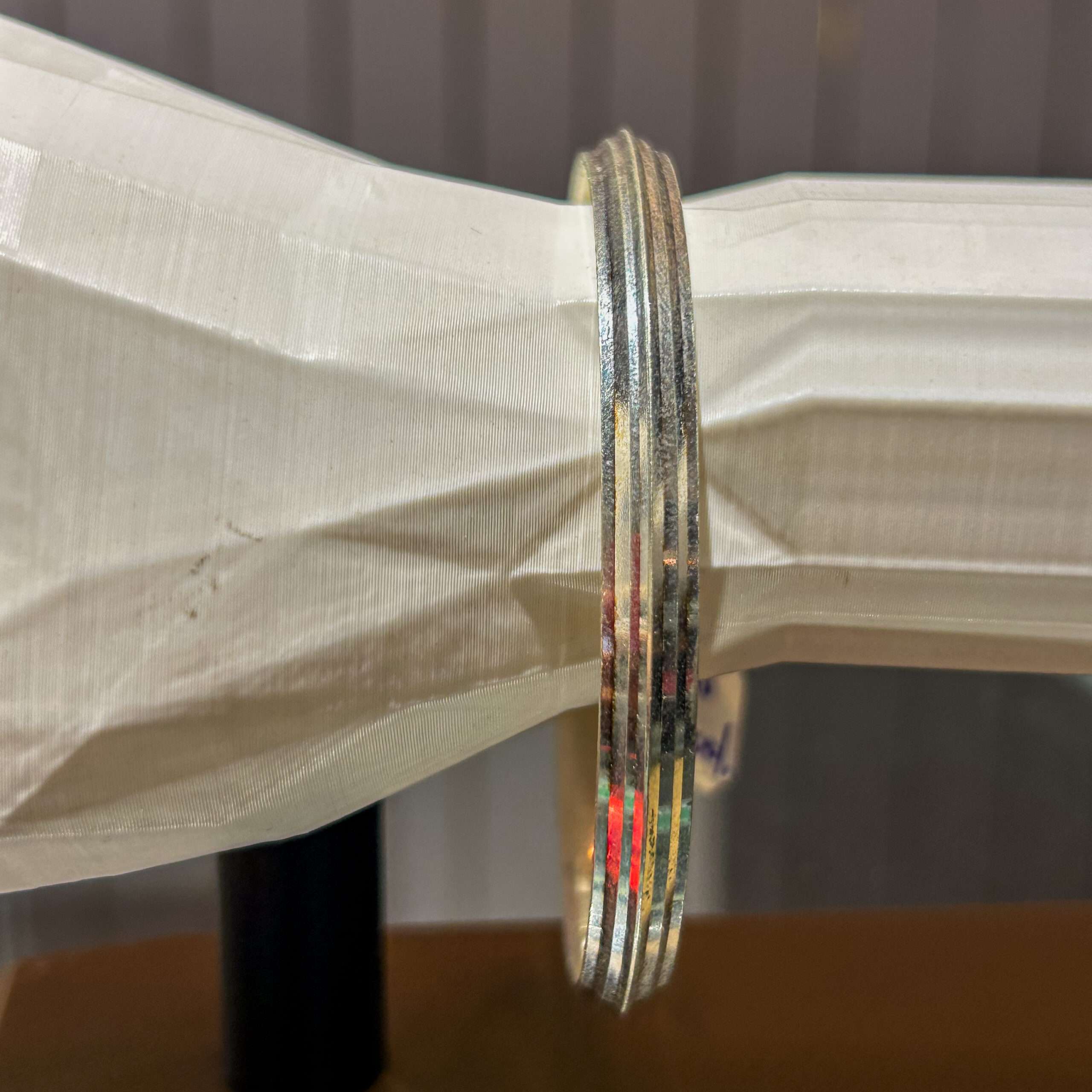 Men's Silver Kada, Size:{2.10} (VSNCMK030), S800 Silver.