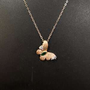 Womens Rose Gold Chain Set with Earring, CODE (VSNCRGCSE007), 925 Sterling silver.