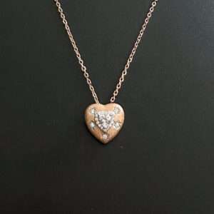 Womens Rose Gold Chain Set with Earring, CODE (VSNCRGCSE003), 925 Sterling silver.