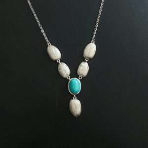 Womens Silver Chain Set with Earring, CODE (VSNCSCSE019), 925 Sterling silver.