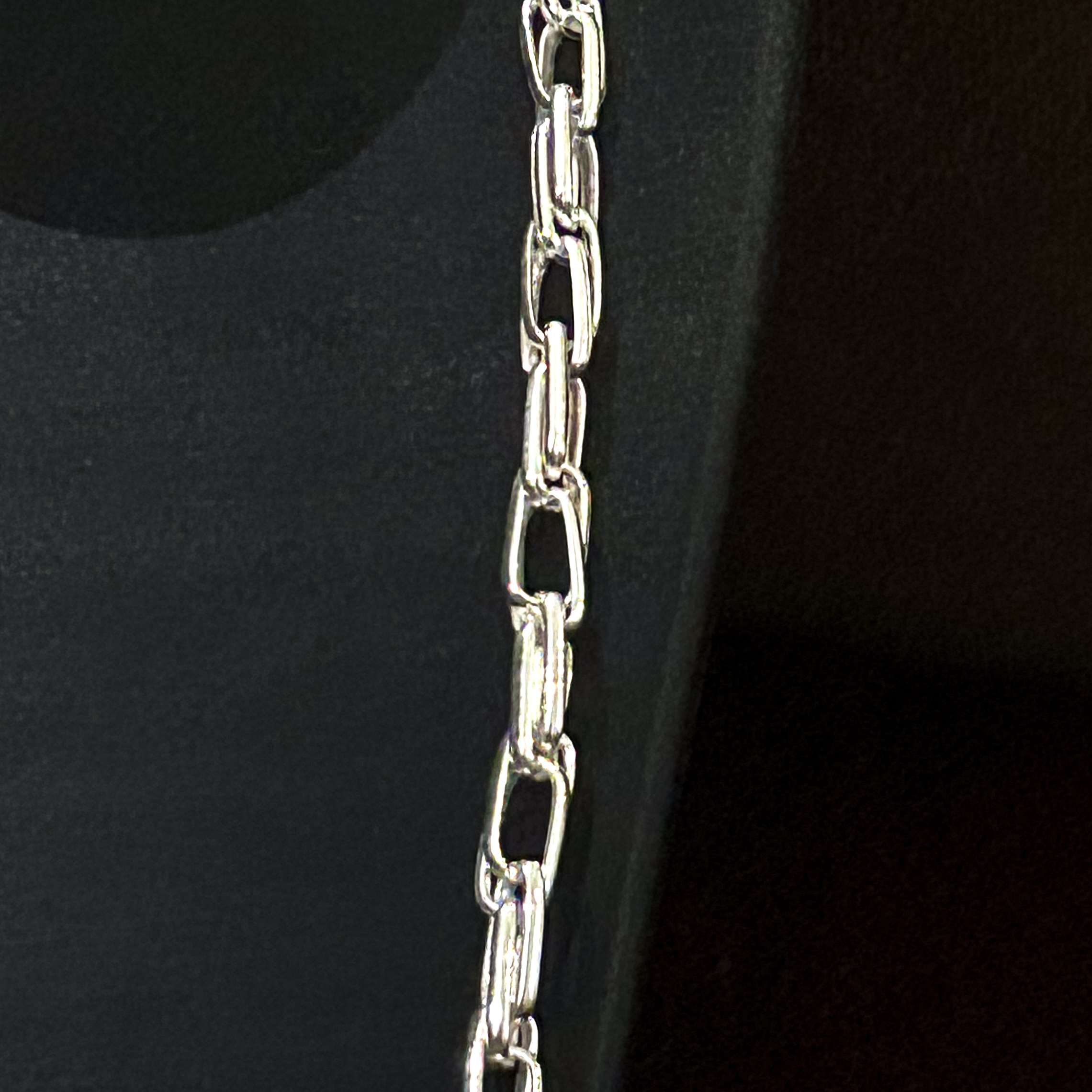 Regular Men’s Chain Set ,(CODE:VSNCMC027),S800 Silver - Image 2