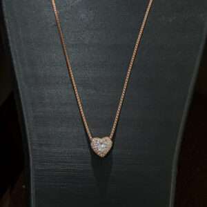 Rose Gold Chain And Locket Set for girls (CODE: VSNCRGCS032), 925 Sterling silver