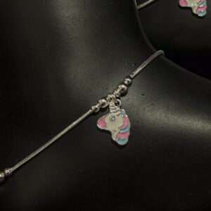 Womens Hanging Leg Chain, CODE (VSNCLC014), 925 Sterling silver.