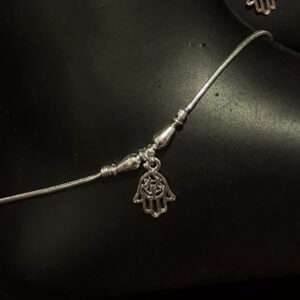 Womens Hanging Leg Chain, CODE (VSNCLC013), 925 Sterling silver.
