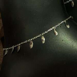 Womens Italy Hanging Leg Chain, CODE (VSNCLC008), 925 Sterling silver.
