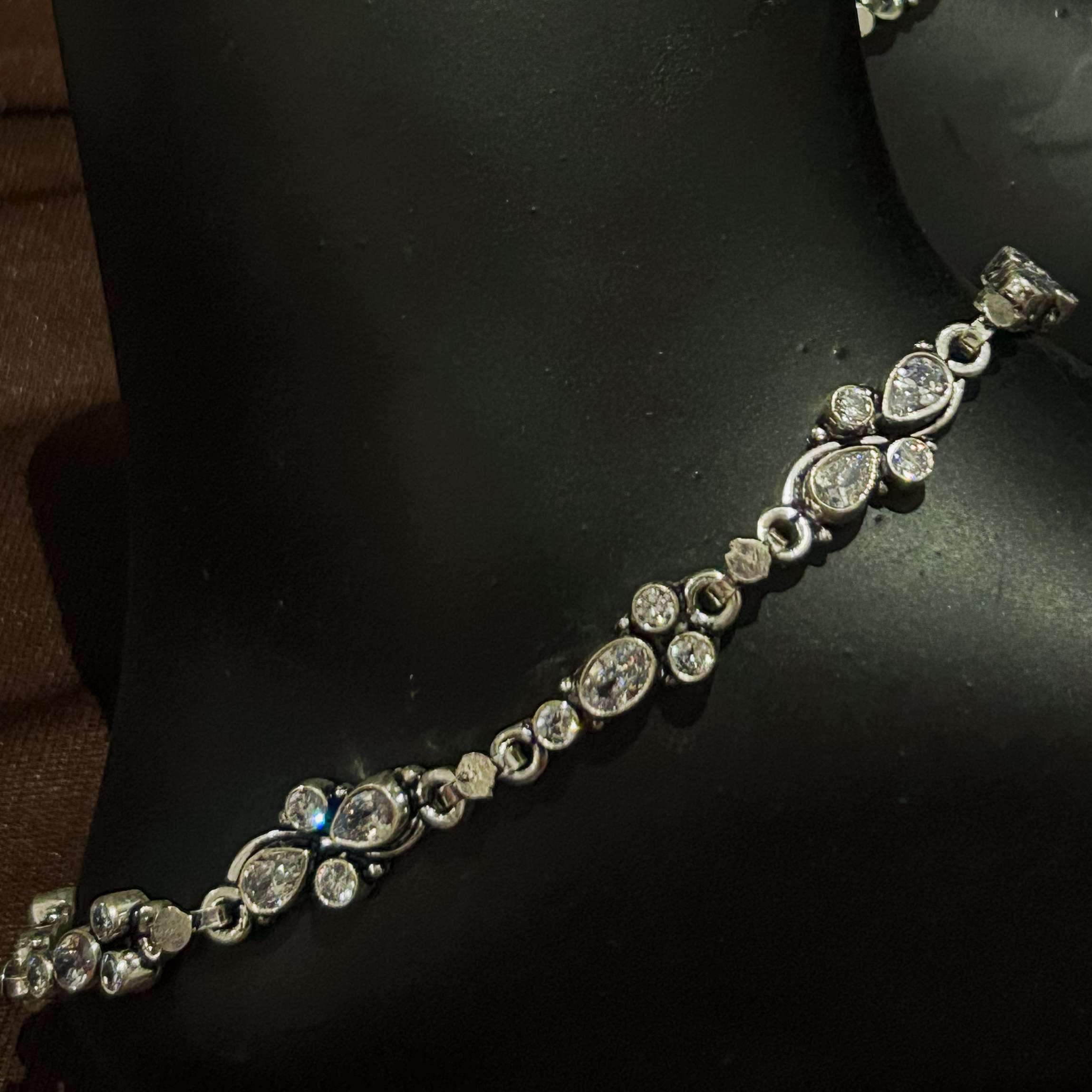 Womens Antique Leg Chain, CODE (VSNCLC030), 925 Sterling silver