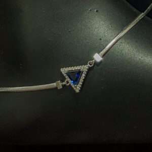 Womens Stoned Leg Chain, CODE (VSNCLC027), 925 Sterling silver.