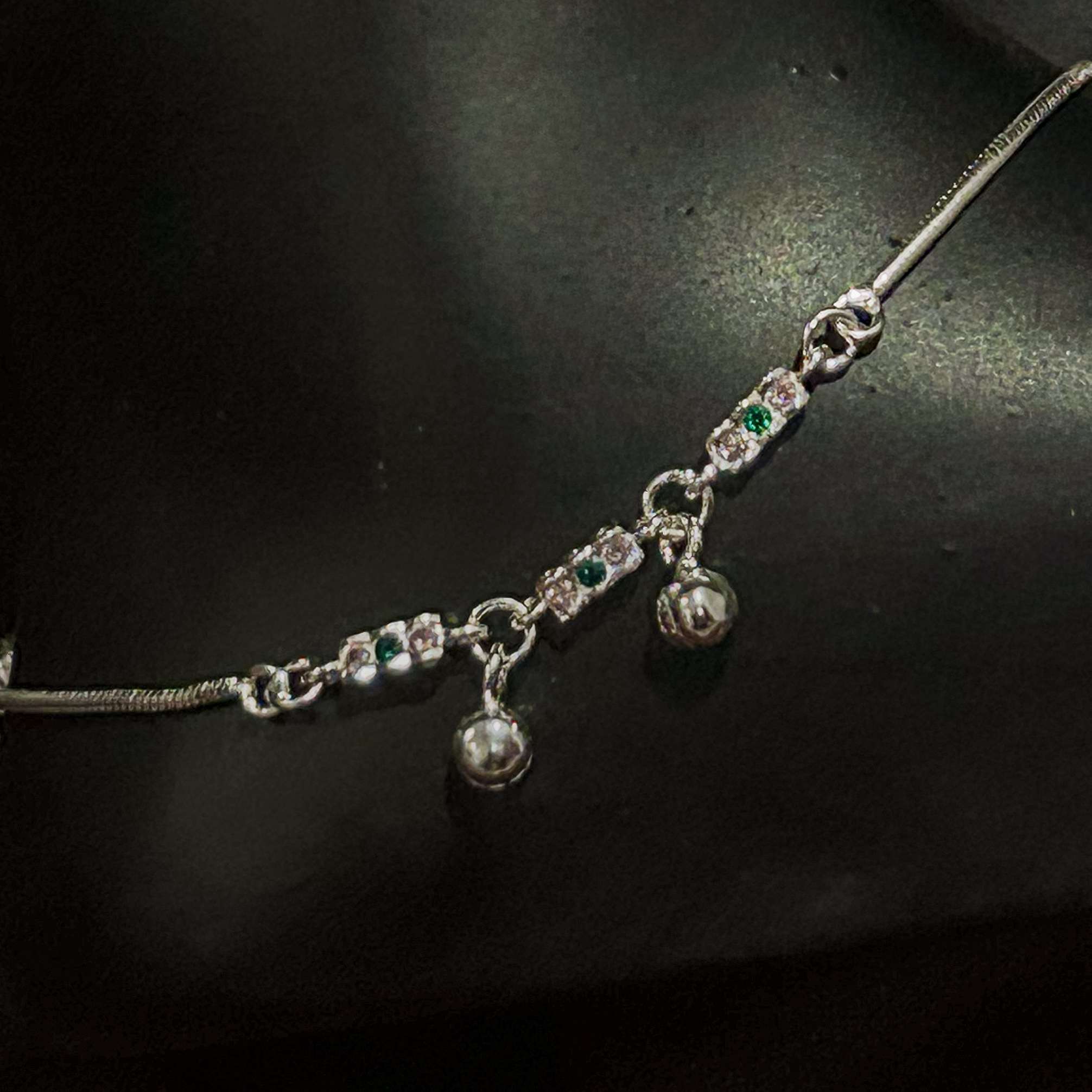 Womens Bell Leg Chain, CODE (VSNCLC019), 925 Sterling silver.