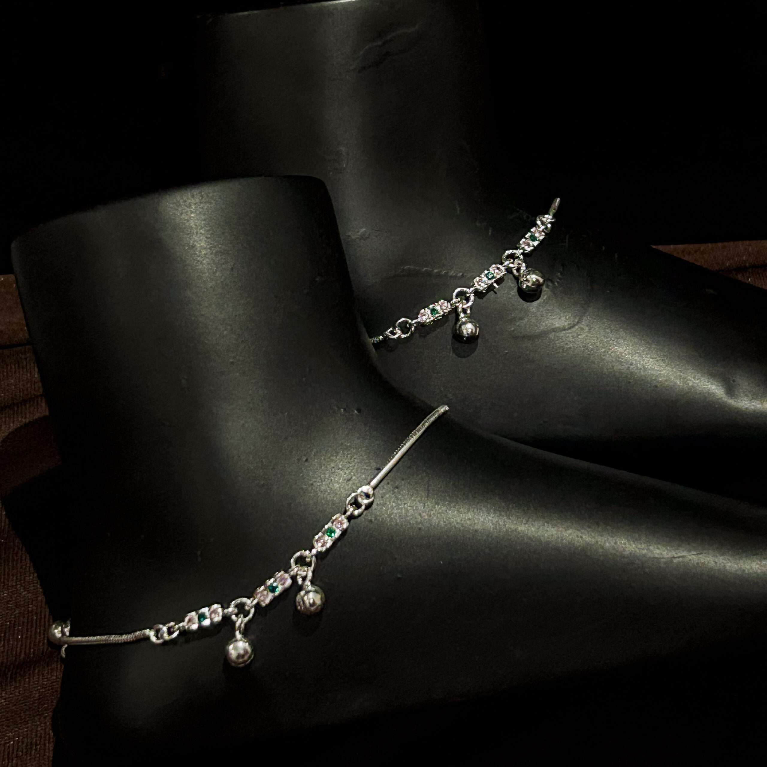 Womens Bell Leg Chain, CODE (VSNCLC019), 925 Sterling silver. - Image 2
