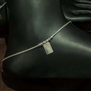 Womens Hanging Leg Chain, CODE (VSNCLC011), 925 Sterling silver.