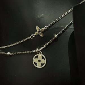 Womens Italy Hanging Leg Chain, CODE (VSNCLC009), 925 Sterling silver.