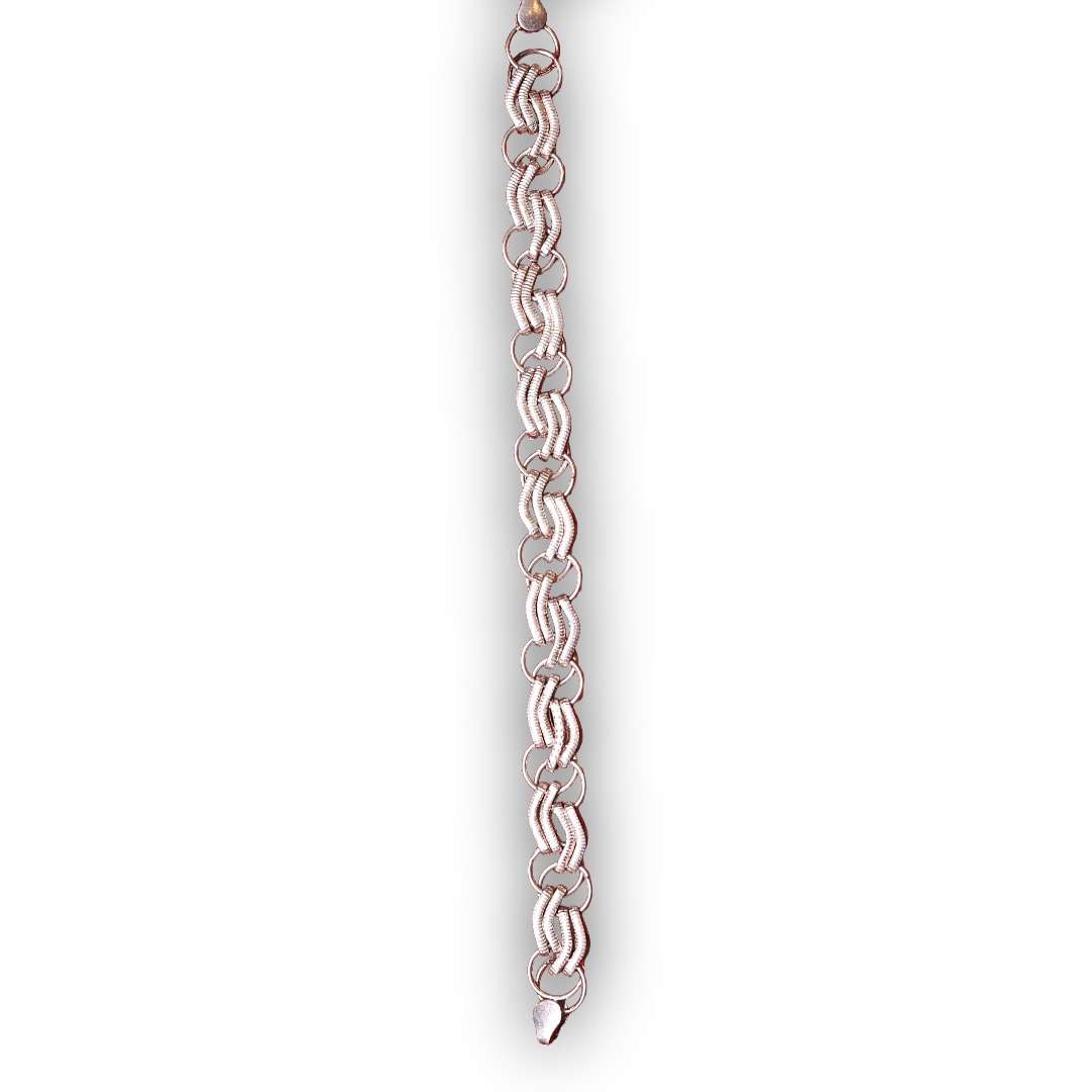 Mens Bracelet, (CODE: VSNCMB028), S800 Silver. - Image 2