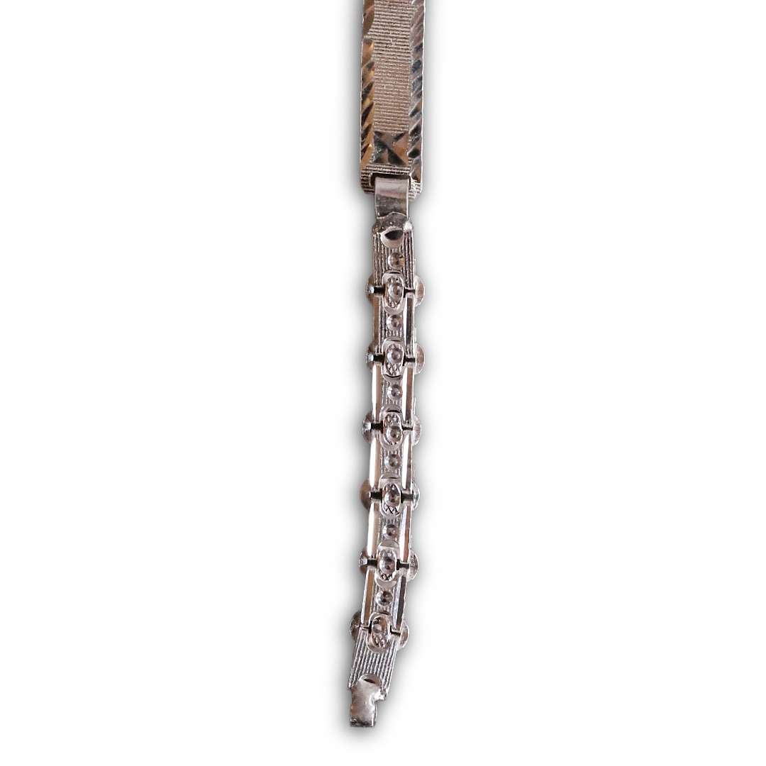 Mens Bracelet, (CODE: VSNCMB037), S800 Silver. - Image 2