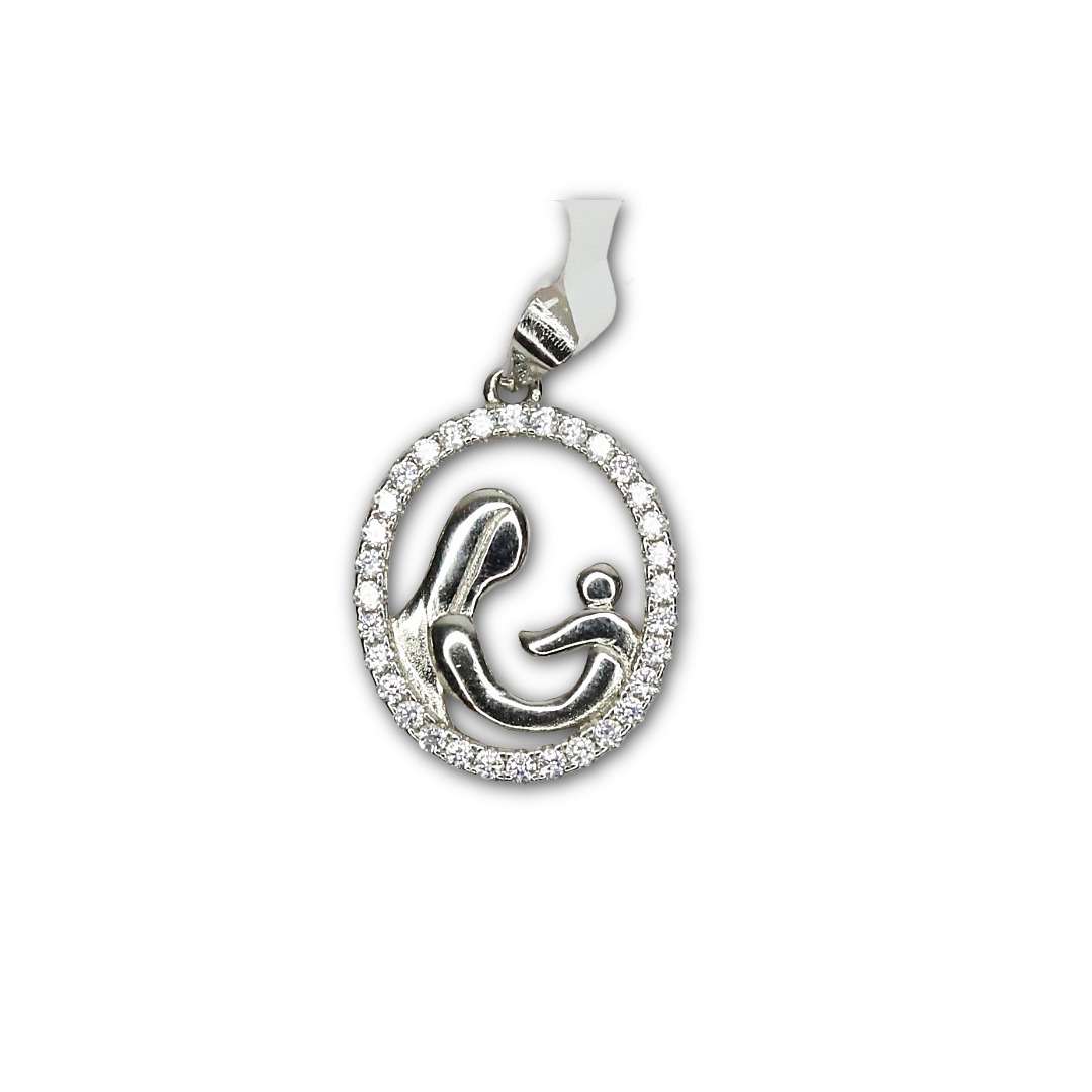Silver, (CODE: VSNCGLS025), women Locket, 925 Silver.