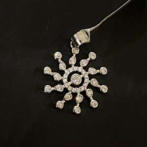 Stoned Silver, (CODE: VSNCGLS026), women Locket, 925 Silver.