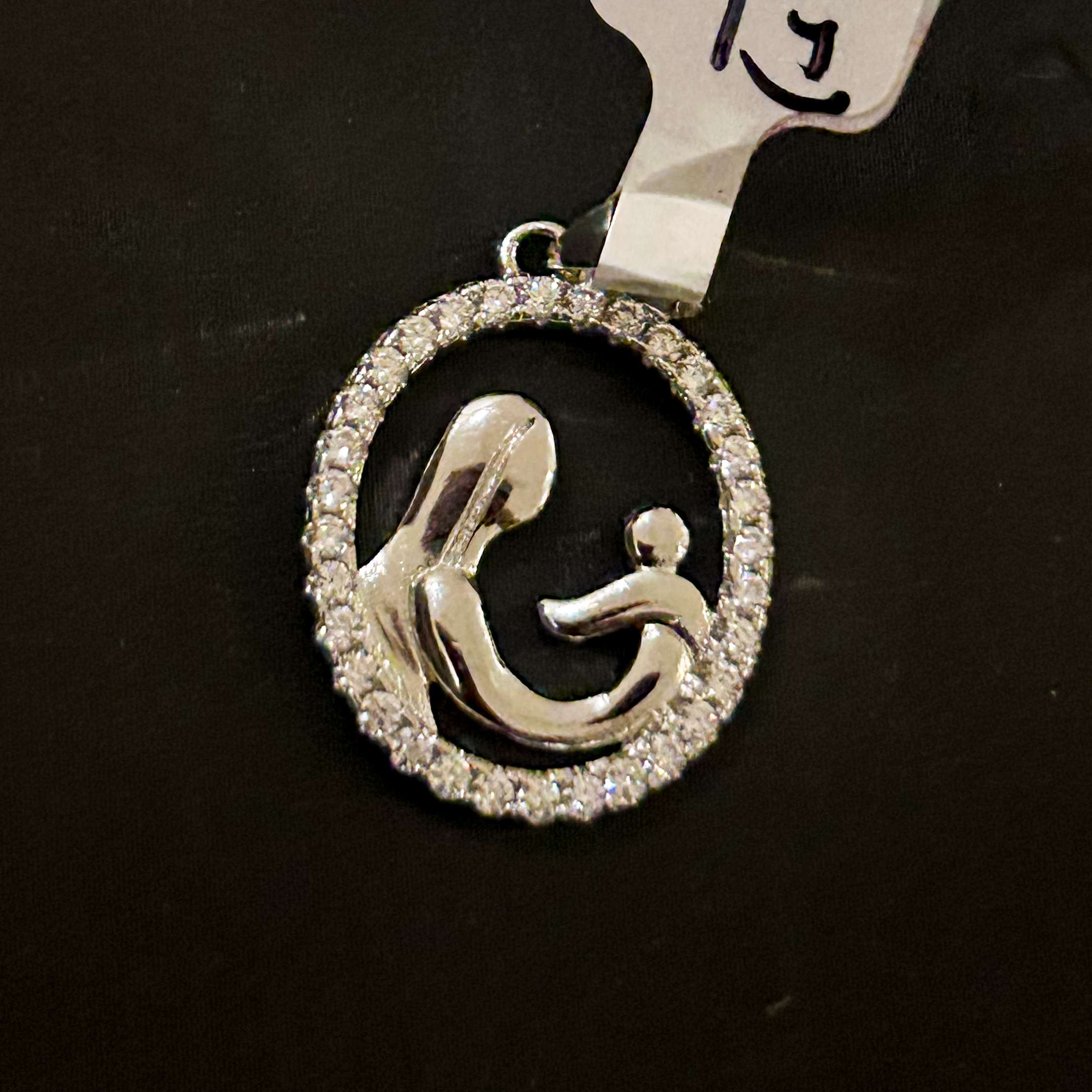 Silver, (CODE: VSNCGLS025), women Locket, 925 Silver.
