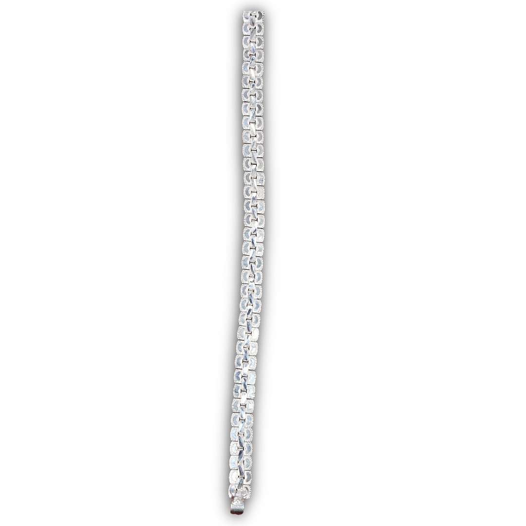 Mens Bracelet, (CODE: VSNCMB036), S800 Silver. - Image 2