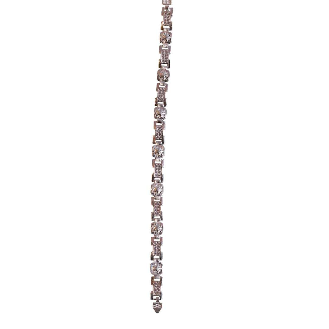 Mens Bracelet, (CODE: VSNCMB043), S800 Silver. - Image 2