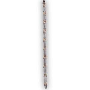 Mens Bracelet, Gold Plated (CODE: VSNCMB042), S800 Silver.