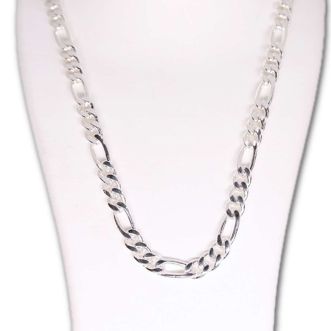 Men’s Chain ,(CODE:VSNCMC040),S800 Silver - Image 2