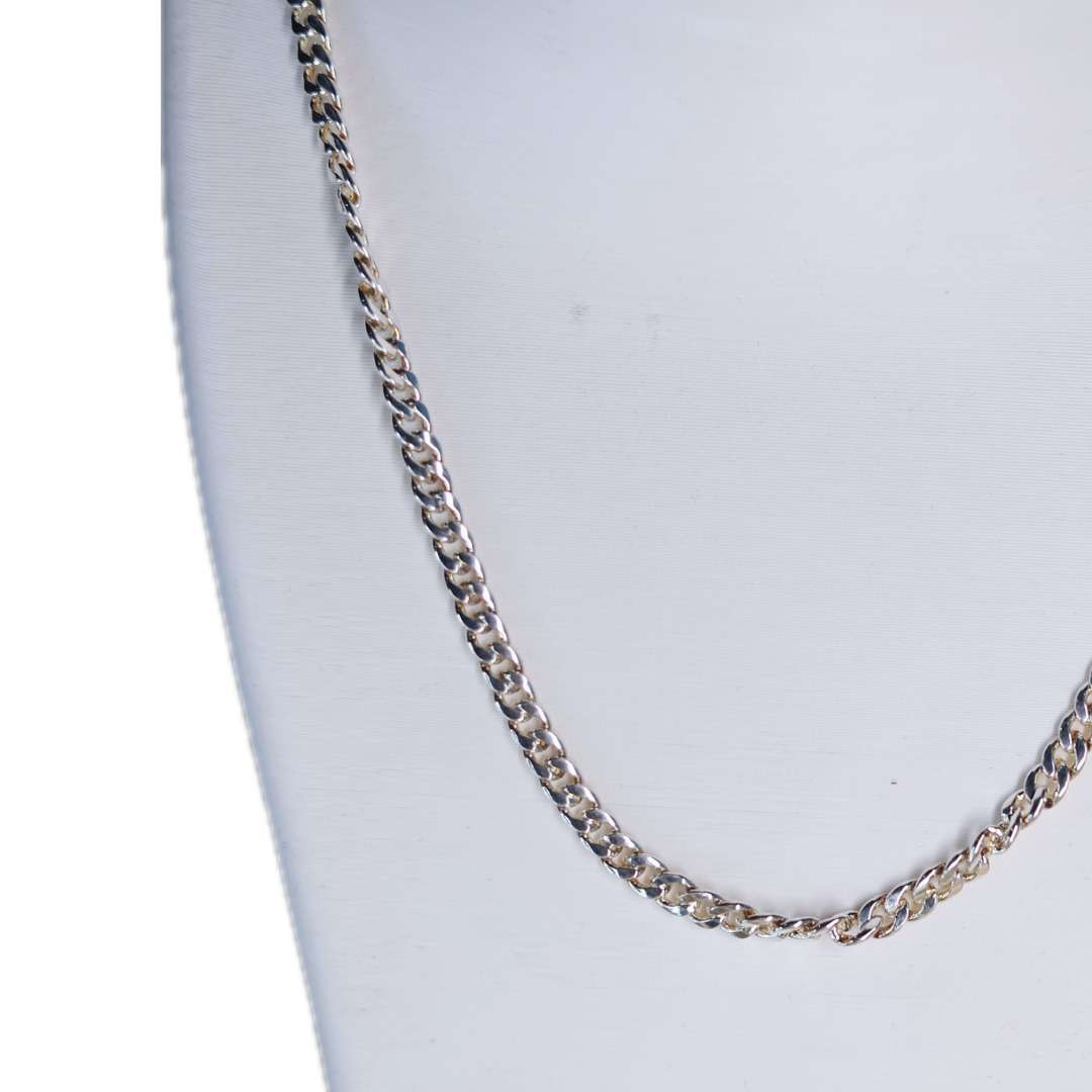 Men’s Chain ,(CODE:VSNCMC044),S800 Silver - Image 2