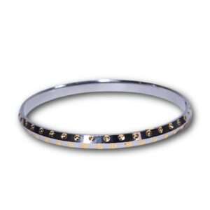 Men’s Gold Plated Kada, (VSNCMK044), S800 Silver.