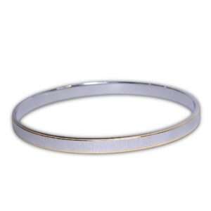 Men’s Gold Plated Kada, (VSNCMK046), S800 Silver.