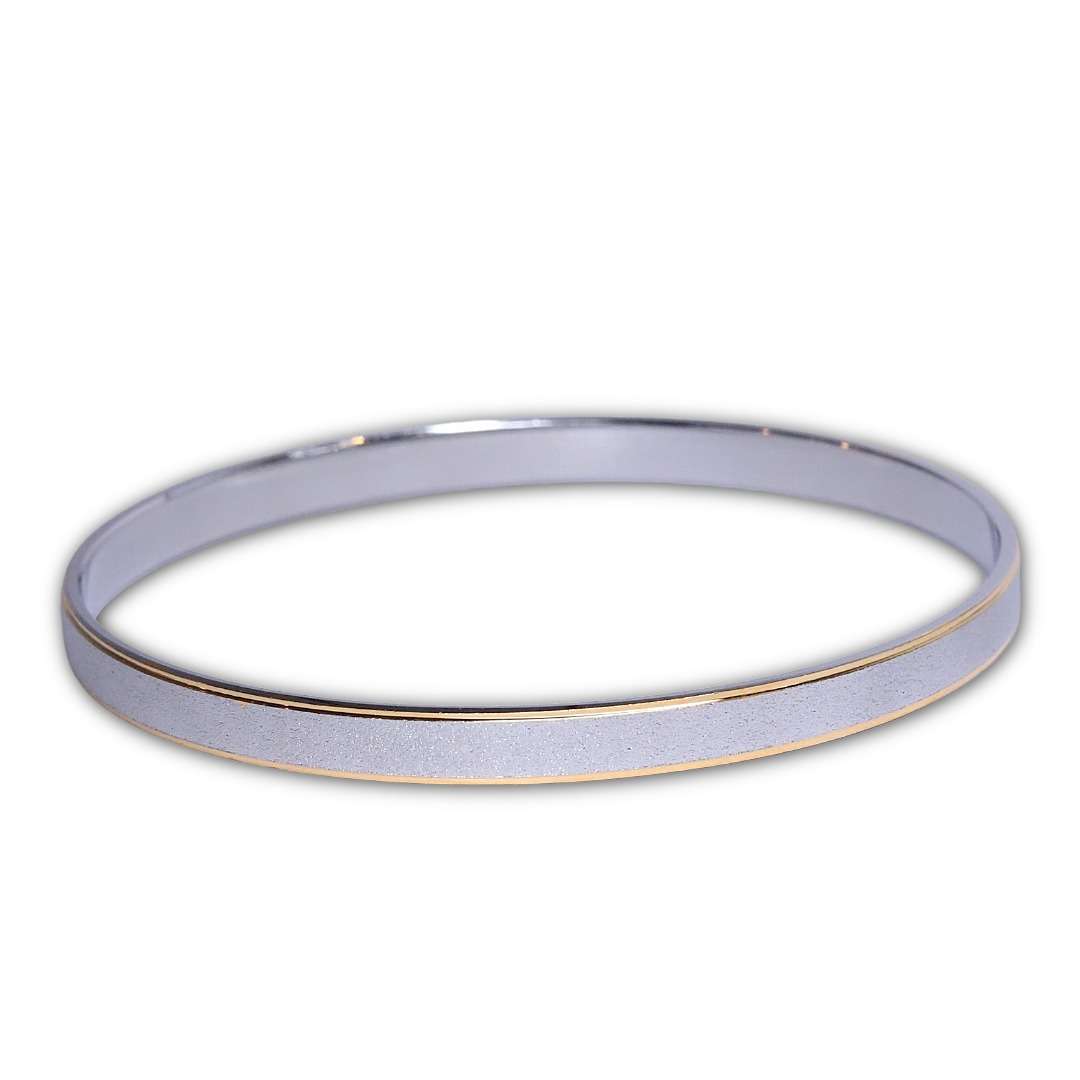 Men’s Gold Plated Kada, (VSNCMK046), S800 Silver.