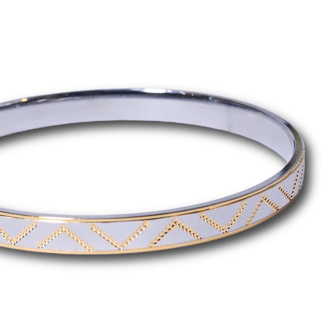 Men’s Gold Plated Kada, (VSNCMK042), S800 Silver. - Image 2