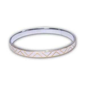 Men’s Gold Plated Kada, (VSNCMK042), S800 Silver.