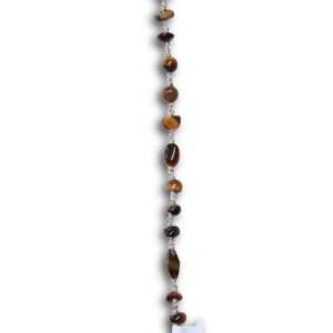 Tiger Eye Beads,(CODE:VSNCGBB009),S800 Silver.